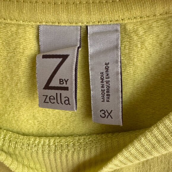 Z by Zella Womens Green Crop Sweatshirt Size 3X - Picture 3 of 7